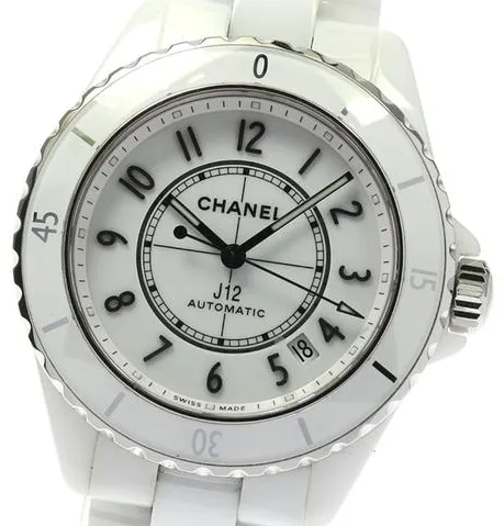 Chanel J12 H5700 38mm White ceramic White