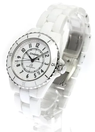 Chanel J12 H5700 38mm White ceramic White 2