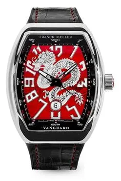 Franck Muller Vanguard V 45 SC DT RED  AC 45mm Stainless steel Red