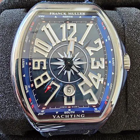 Franck Muller Vanguard V 45 SC DT 44mm Stainless steel Blue