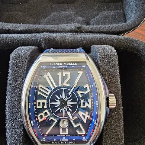 Franck Muller Vanguard V 45 SC DT 44mm Stainless steel Blue 17