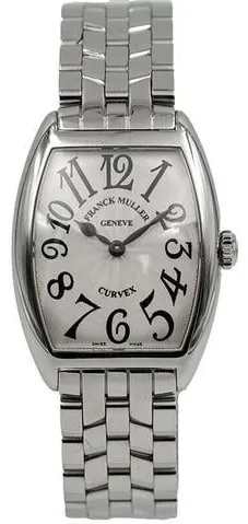 Franck Muller Cintree Curvex 7502 QZ 28mm Stainless steel Silver