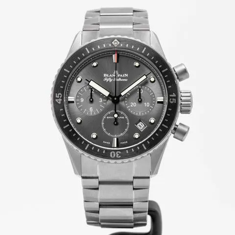 Blancpain Bathyscaphe Chronographe Flyback 5200 1210 98S 43mm Titanium Gray meteor