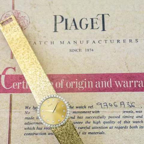 Piaget Dancer 9706 A36 30mm Yellow gold Gold 13