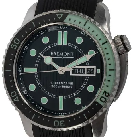 Bremont Supermarine S500BKGN 43mm Stainless steel Black