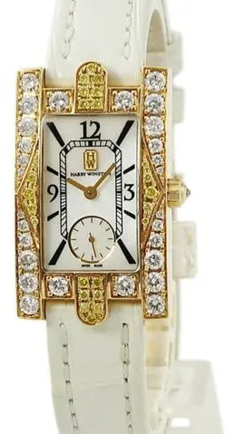 Harry Winston Avenue 310/LQGL.MA03 21mm Yellow gold Silver