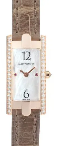 Harry Winston Avenue AVCQHM16RR032 32.5mm Rose gold Mother-of-pearl