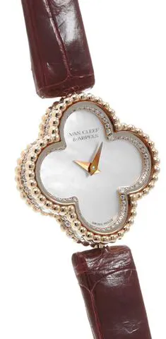 Van Cleef & Arpels Alhambra VCARO8WS00 22.5mm Rose gold White 3