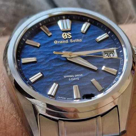 Grand Seiko Spring Drive SLGA007 40mm Stainless steel Blue