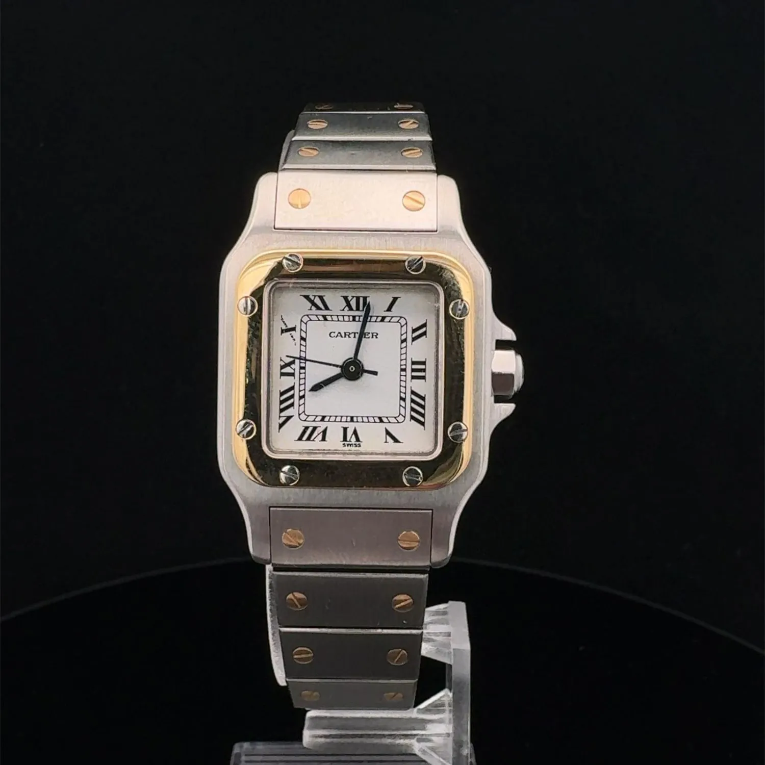 Cartier Santos 0902 24mm Yellow gold and stainless steel