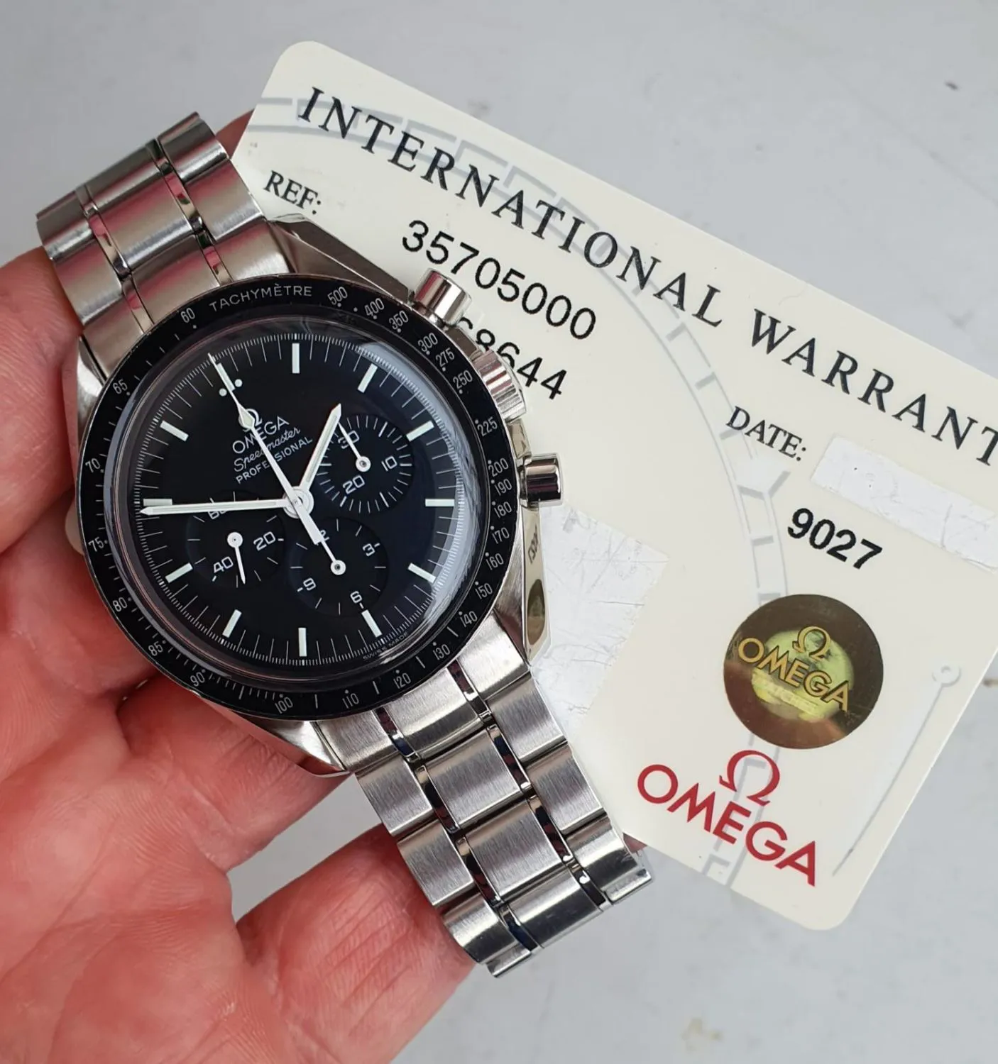 Omega Speedmaster Moon watch 3570.50.00 42mm Stainless steel Black 2