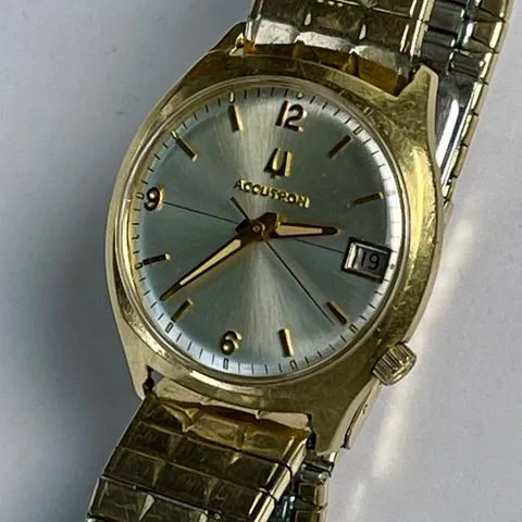 Bulova 34mm Yellow gold Silver 2