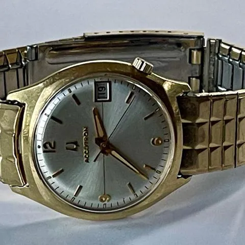 Bulova 34mm Yellow gold Silver 6