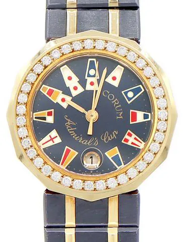 Corum 39.912.33 26mm  yg Blue