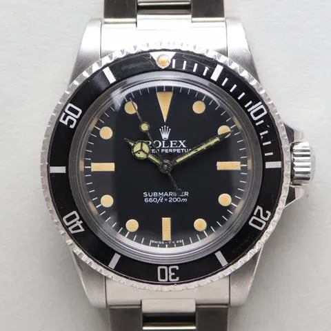 Rolex Submariner 5513 40mm Stainless steel Black