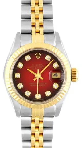 Rolex Datejust 69173G 26mm Yellow gold and Stainless steel Red