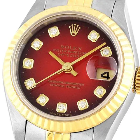 Rolex Datejust 69173G 26mm Yellow gold and Stainless steel Red 3