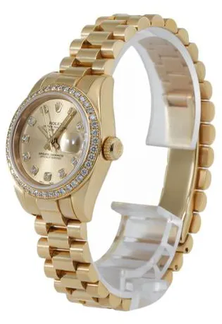 Rolex Lady-Datejust 179138 26mm Yellow gold Champagne 2