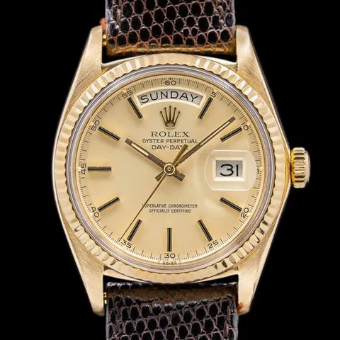 Rolex Day-Date 36 1803 36mm Yellow gold Champagne