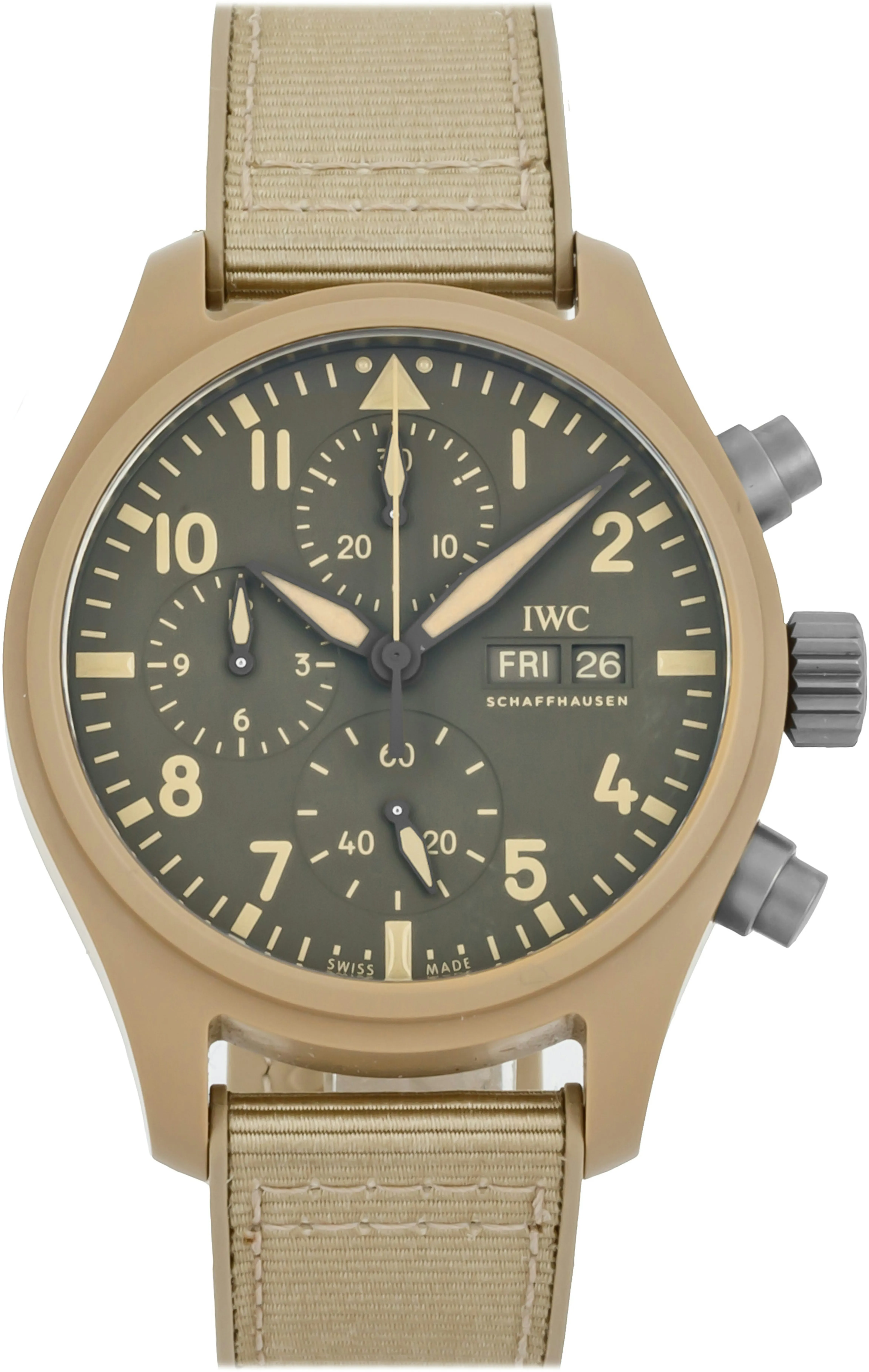 IWC Pilot IW389402 41mm Ceramic Brown