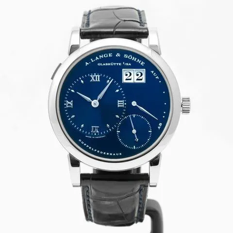 A. Lange & Söhne Lange 1 101.027 38.5mm White gold Blue