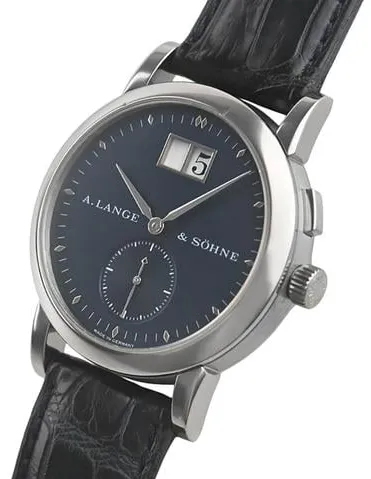 A. Lange & Söhne Saxonia 105.027 34mm White gold Blue