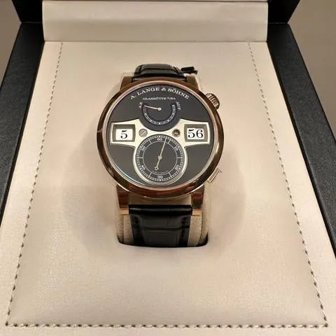 A. Lange & Söhne Zeitwerk 142.031 42mm Rose gold Black