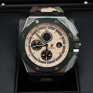 Audemars Piguet Royal Oak Offshore 26400SO.OO.A054CA.01 Stainless steel Beige