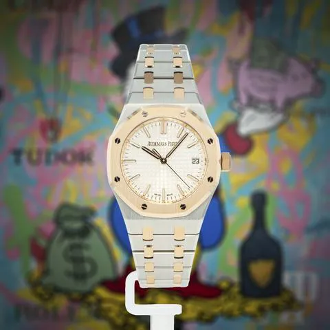 Audemars Piguet Royal Oak 15550SR.OO.1356SR.02 37mm Yellow gold and Stainless steel Silver