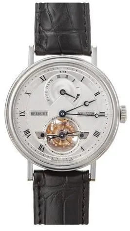 Breguet Classique Complications 5317pt/12/9v6 39mm Platinum Silver