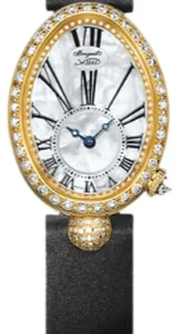 Breguet Reine de Naples 8928BA/51/844 DD0D 33mm Yellow gold and Diamond Mother-of-pearl