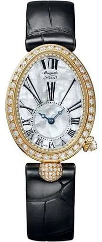 Breguet Reine de Naples 8928BA/51/944/DD0D3L 40mm Yellow gold Mother-of-pearl