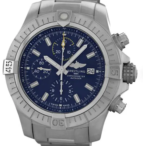 Breitling Avenger A13317 45mm Stainless steel Blue