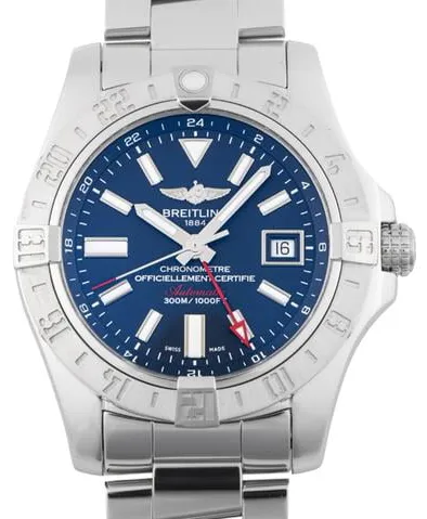 Breitling Avenger A32390 43mm Stainless steel Blue