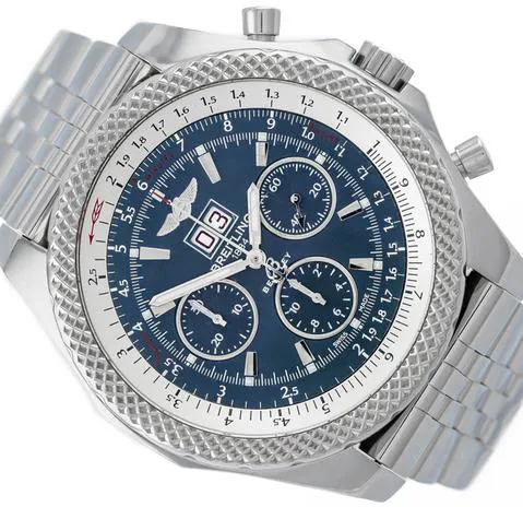 Breitling Bentley 6.75 A44364 49mm Stainless steel Blue