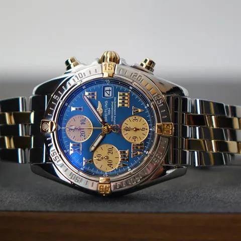 Breitling Cockpit B13358 39mm Yellow gold and Stainless steel Blue 1