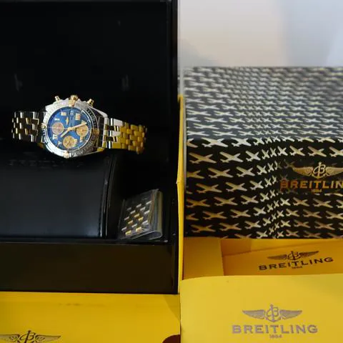 Breitling Cockpit B13358 39mm Yellow gold and Stainless steel Blue 2