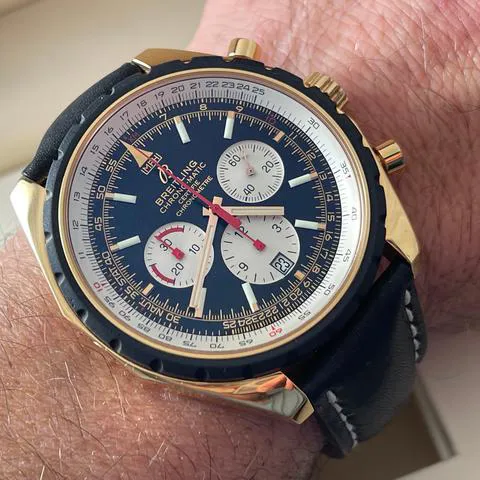 Breitling Chrono-Matic R14360 Rose gold Black 5