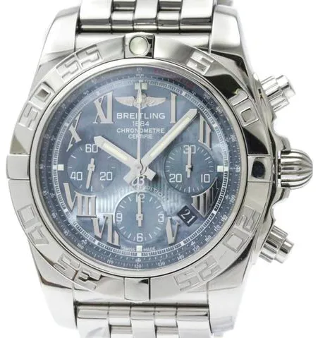 Breitling Chronomat 44 AB0110 44mm Stainless steel Blue