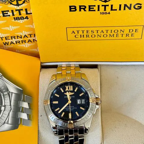 Breitling Galactic B49350 41mm Yellow gold and Stainless steel Black 6