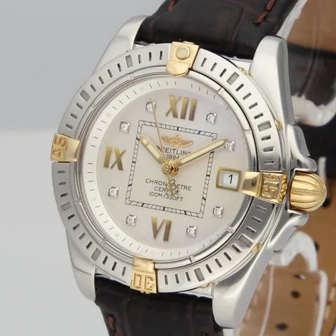 Breitling Galactic B71356 32mm Yellow gold and Stainless steel White 2