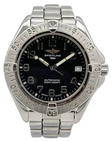 Breitling Colt Automatic A17035 38mm Stainless steel Black