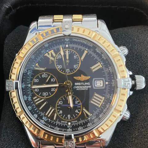 Breitling Navitimer D13055 43mm Yellow gold and Stainless steel Black 16