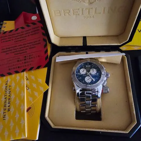 Breitling Emergency A73322 45mm Stainless steel Blue