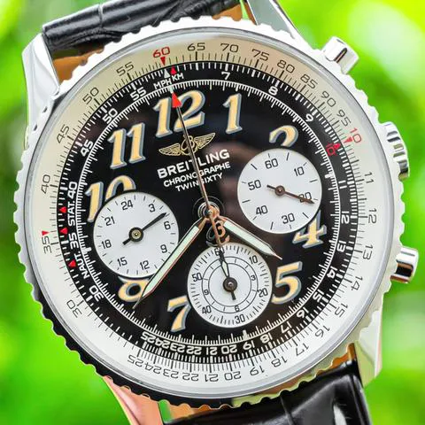 Breitling Navitimer A39022.1 41.5mm Stainless steel Black