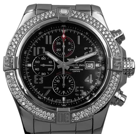 Breitling Super Avenger II A1337111/BC28 48mm Stainless steel Black