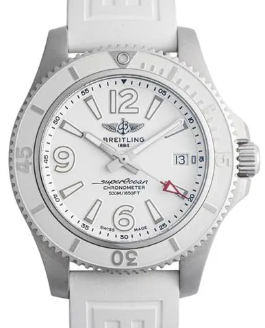 Breitling Superocean A17366D21A1S1 42mm Stainless steel White