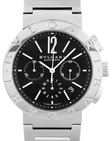 Bulgari Bulgari BB42SSCH 42mm Stainless steel Black