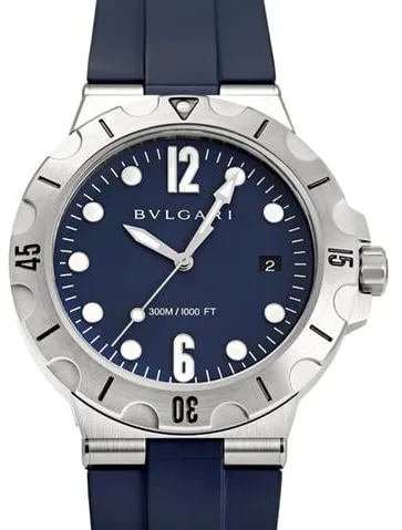 Bulgari Diagono DP41C3SVSD 41mm Stainless steel Blue