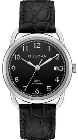 Bulova 96B325 38.5mm Stainless steel Black